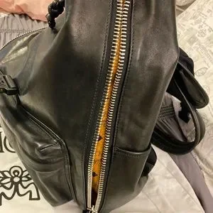 MCM | Bags | Mcm Authentic Backpack Blackbrown Lambs Leather  display picture 1